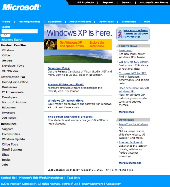 Файл:Microsoft-website-2001-homepage-windows-xp.png