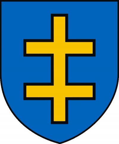 Герб Ягеллонов. Католический крест польско-рагульских панов.