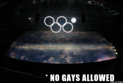 No gays