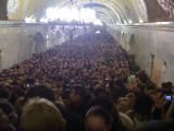 Станция «Комсомольская». 3 вокзала + 2 линии метро = бесконечные пробки из людей